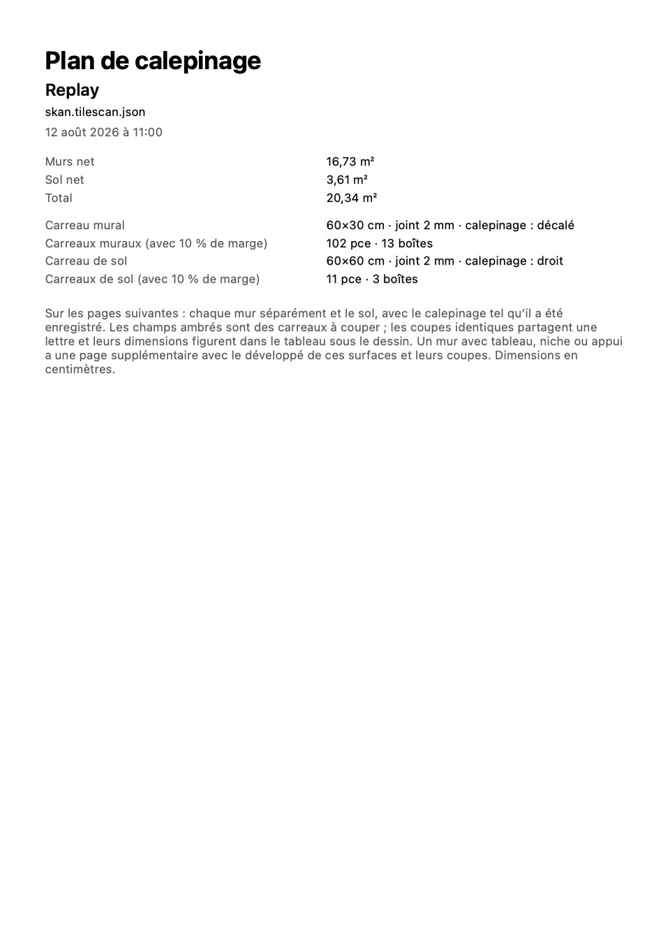 Calepinage · PDF ↗